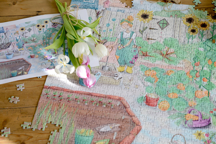 Escape to the Garden 1000 Piece Jigsaw Puzzle – All Jigsaw Puzzles