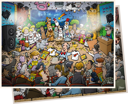 Djigsaw Vu  at the Nativity 2 x 1000 Piece Jigsaw Set