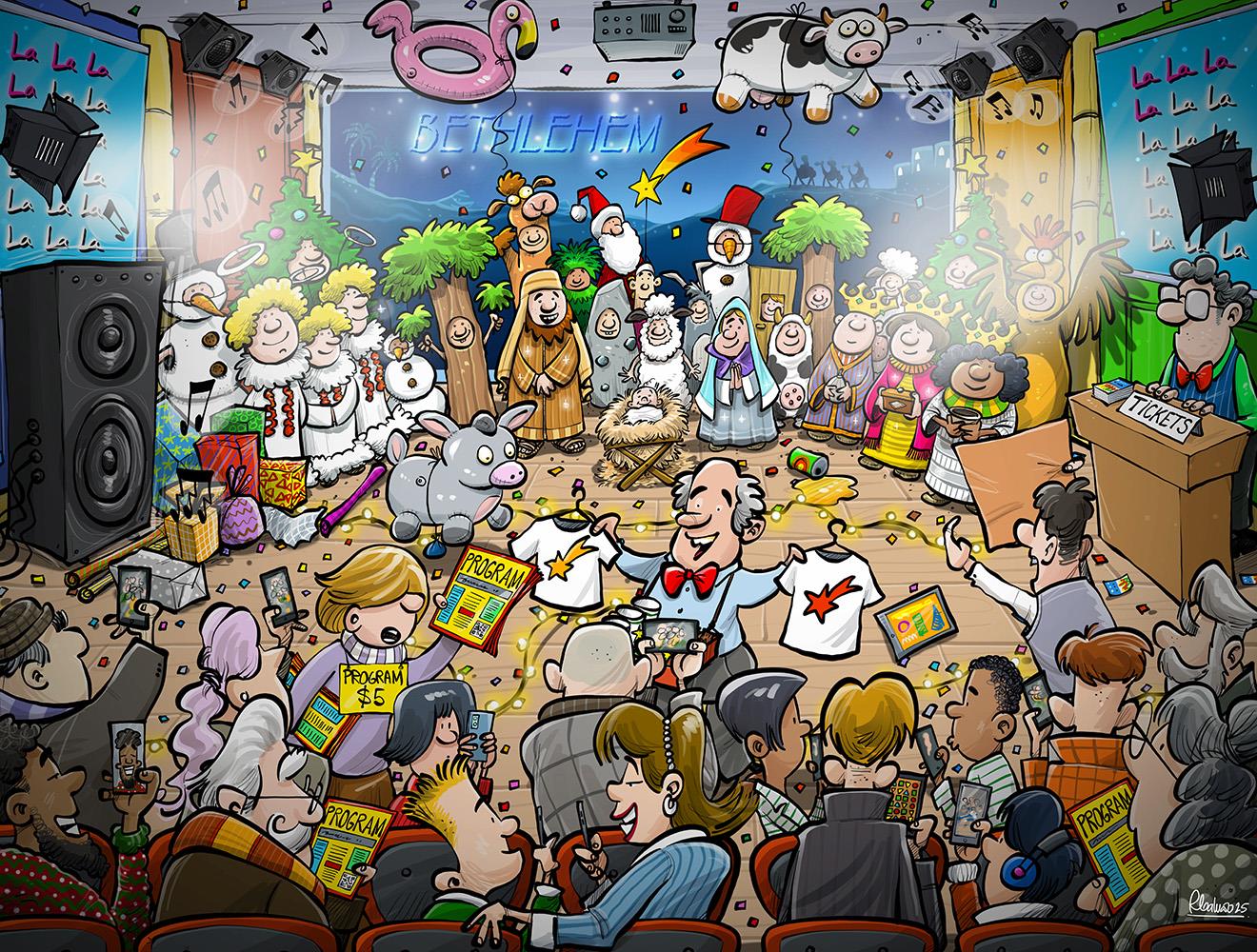 Djigsaw Vu  at the Nativity 2 x 1000 Piece Jigsaw Set