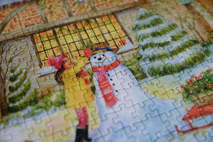 The Christmas Cottage 1000 Piece Jigsaw Puzzle