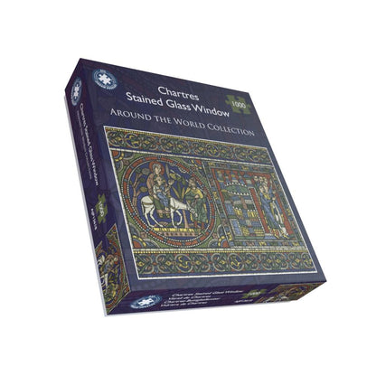 Chartres Stained Glass Window 1000 Piece Jigsaw