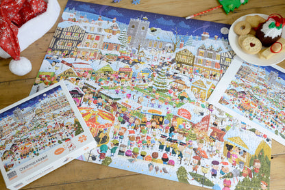 Christmas Market 1000 Piece Jigsaw Puzzle