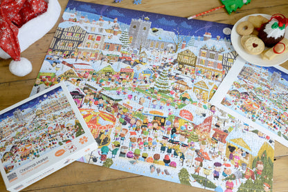 M J Cartoons 3 x 1000 Piece Jigsaw Puzzle Bundle