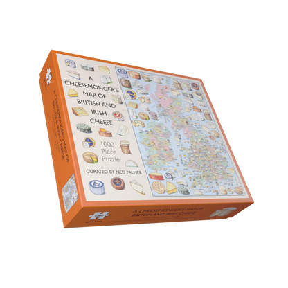 A Cheesemonger's Map of British & Irish Cheese 1000 Piece Jigsaw Puzzle