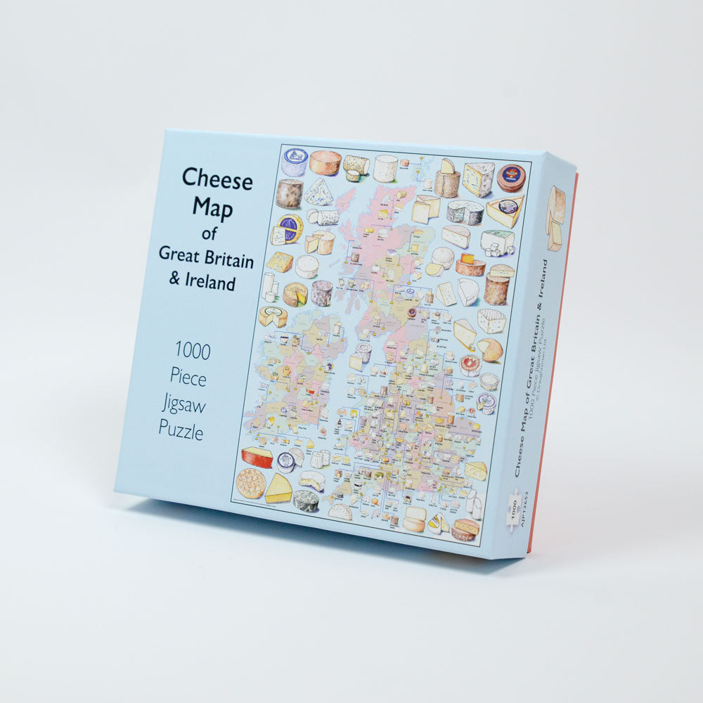 Cheese Map of the UK 1000 Piece Jigsaw Puzzle