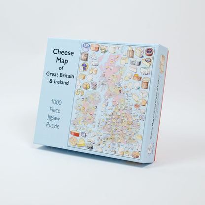 Cheese Map of the UK 1000 Piece Jigsaw Puzzle