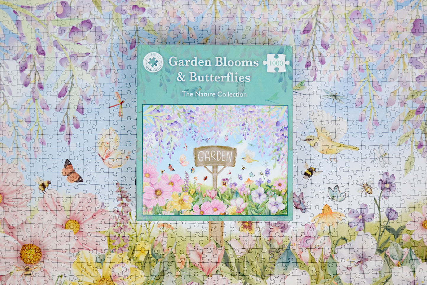 Garden Blooms & Butterflies 1000 Piece Jigsaw Puzzle