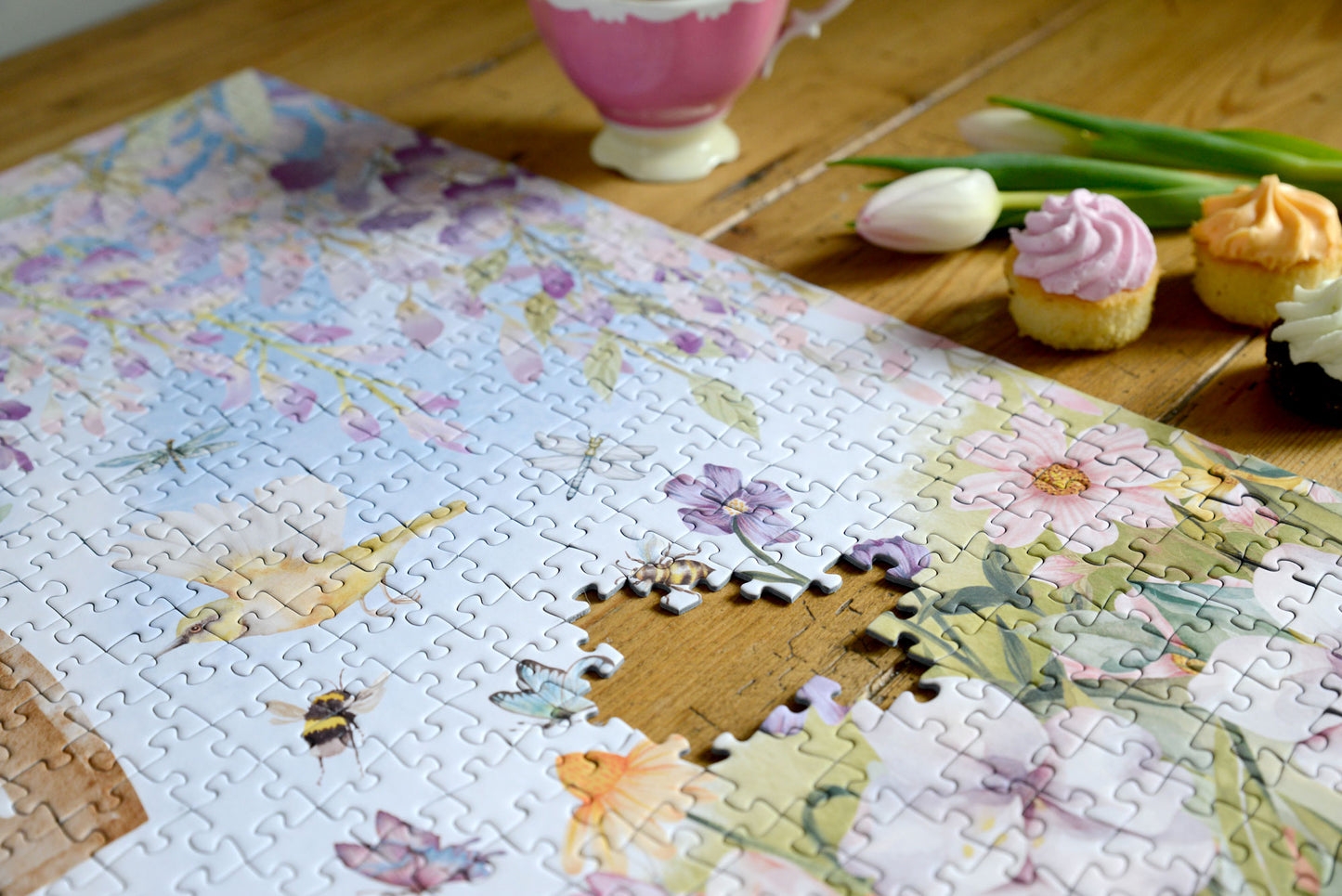 Garden Blooms & Butterflies 1000 Piece Jigsaw Puzzle