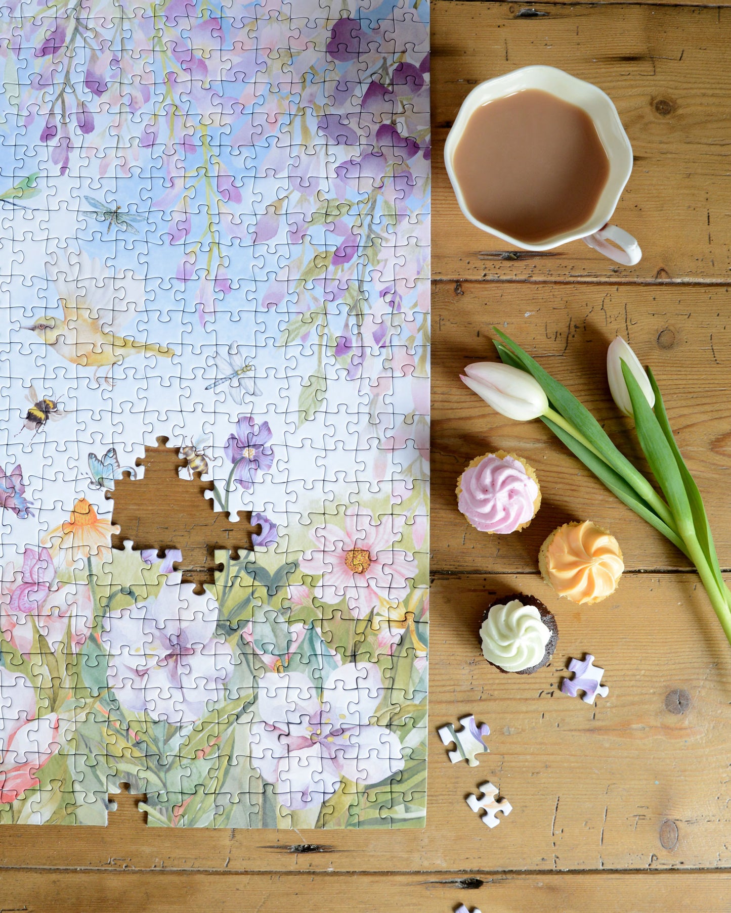 Garden Blooms & Butterflies 1000 Piece Jigsaw Puzzle