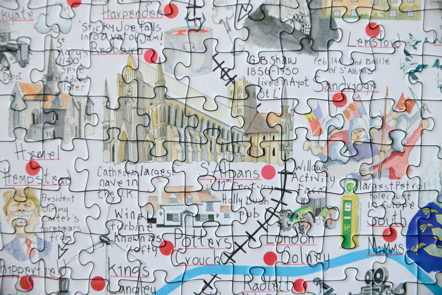 Hertfordshire- Tim Bulmer 1000 Piece Jigsaw Puzzle