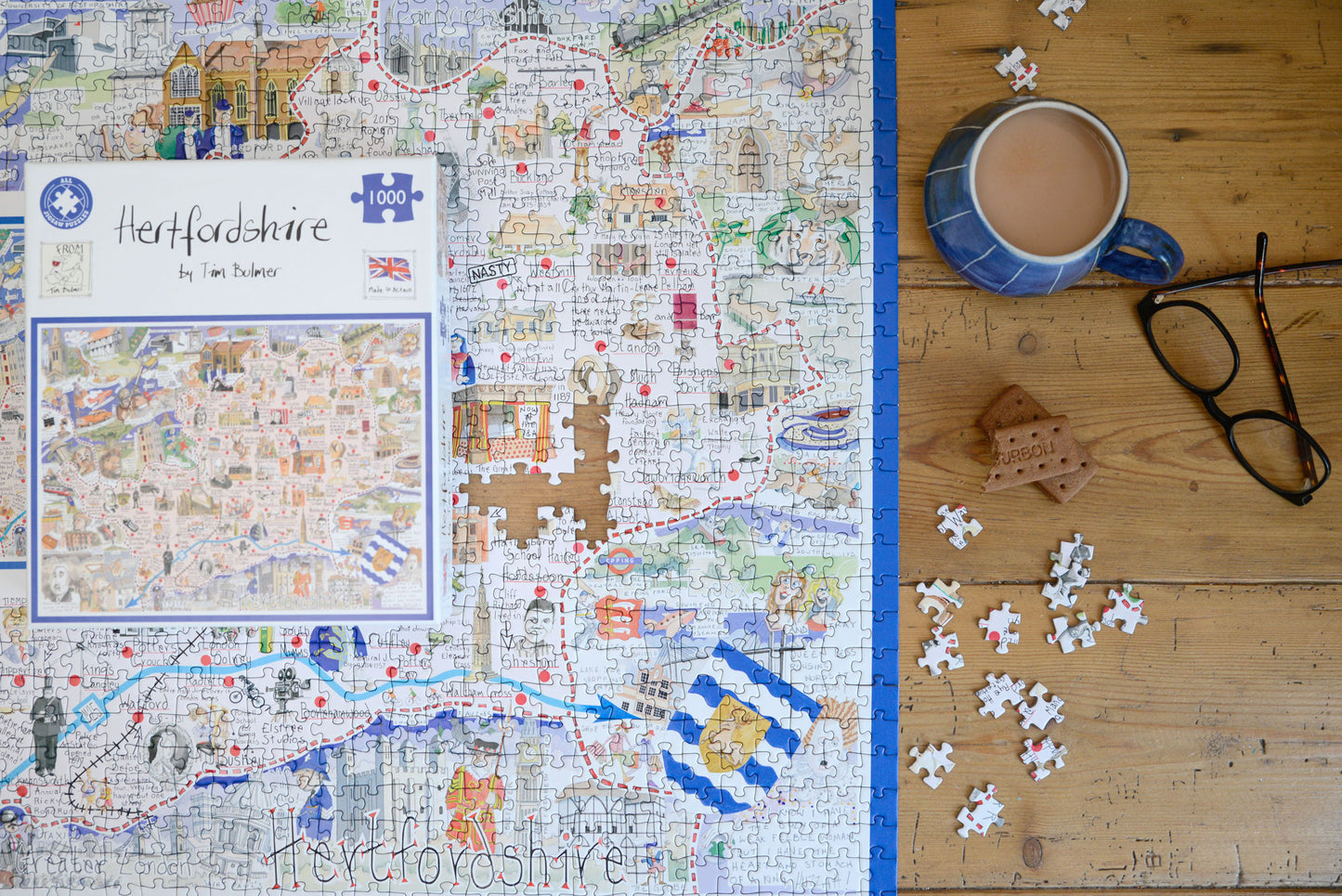 Hertfordshire- Tim Bulmer 1000 Piece Jigsaw Puzzle
