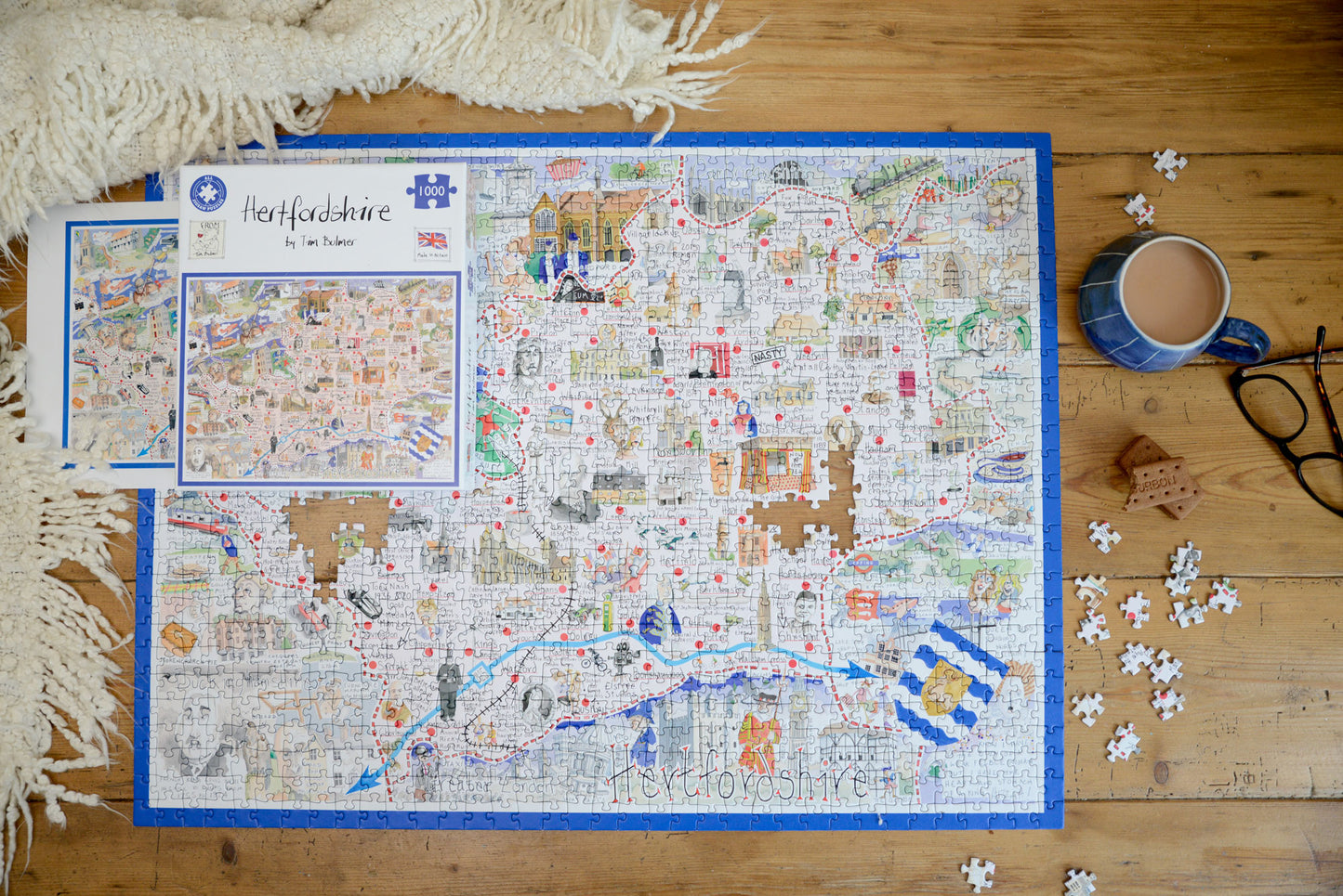 Hertfordshire- Tim Bulmer 1000 Piece Jigsaw Puzzle