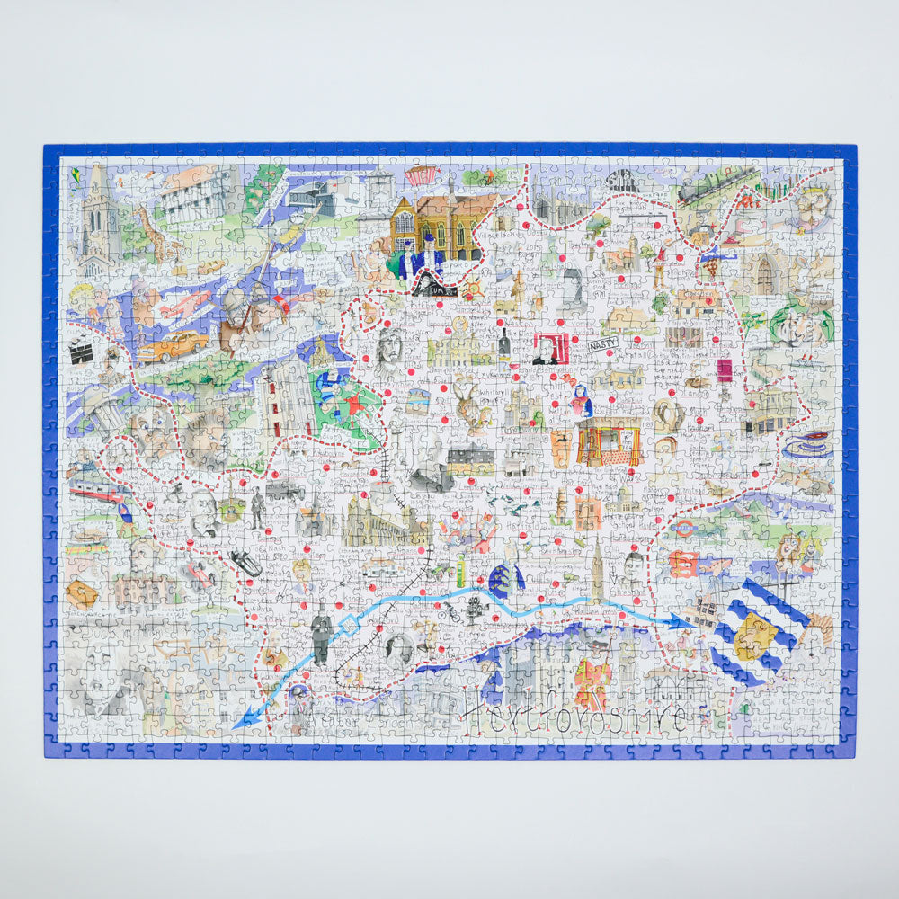 Hertfordshire- Tim Bulmer 1000 Piece Jigsaw Puzzle