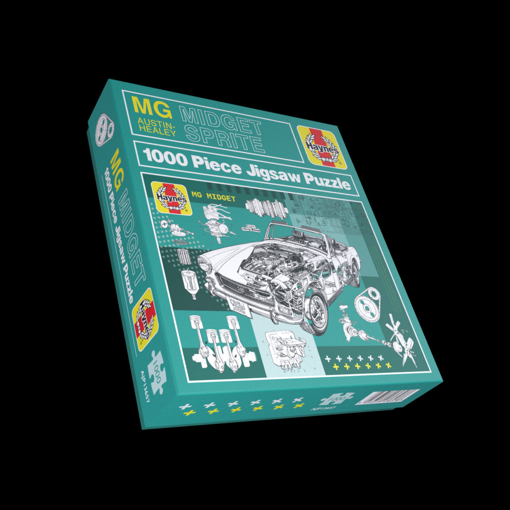 PRE-ORDER Haynes MG Midget 65th Anniversary 1000 Piece Jigsaw Puzzle