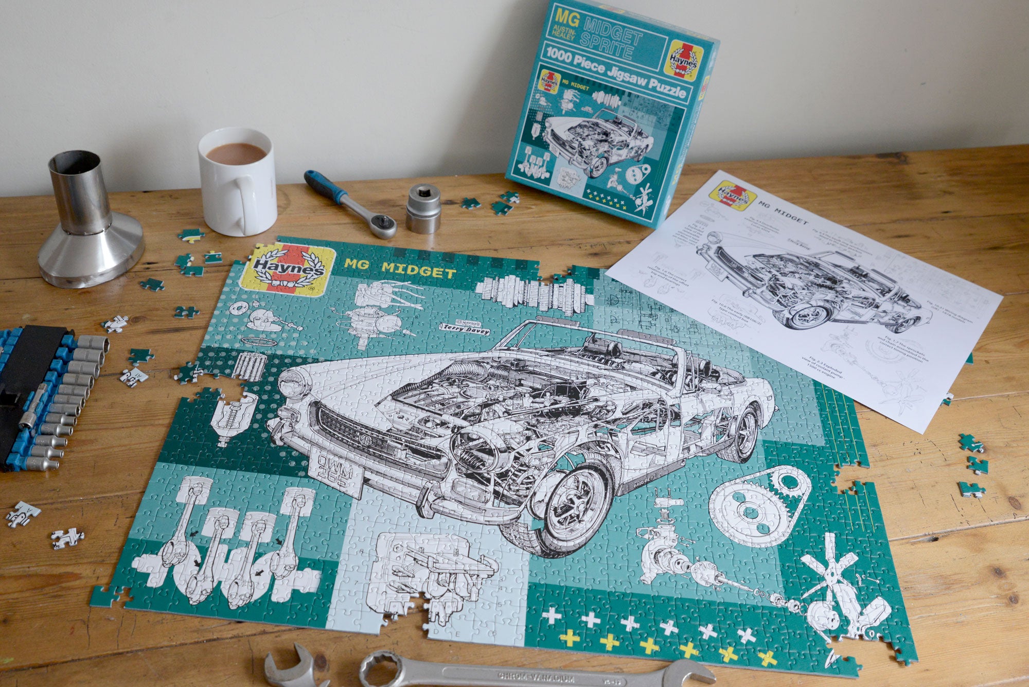 Haynes Motoring 4 x 1000 Piece Jigsaw Puzzle Bundle – All Jigsaw