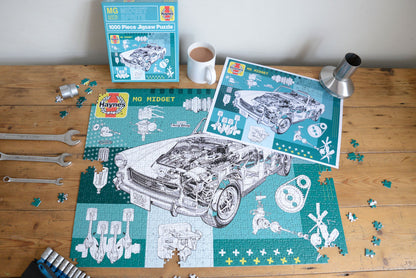 Haynes Motoring 4 x 1000 Piece Jigsaw Puzzle Bundle