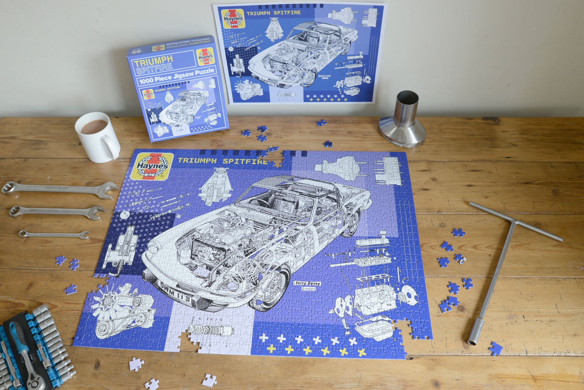 Haynes Triumph Spitfire 1000 Piece Jigsaw Puzzle – All Jigsaw Puzzles
