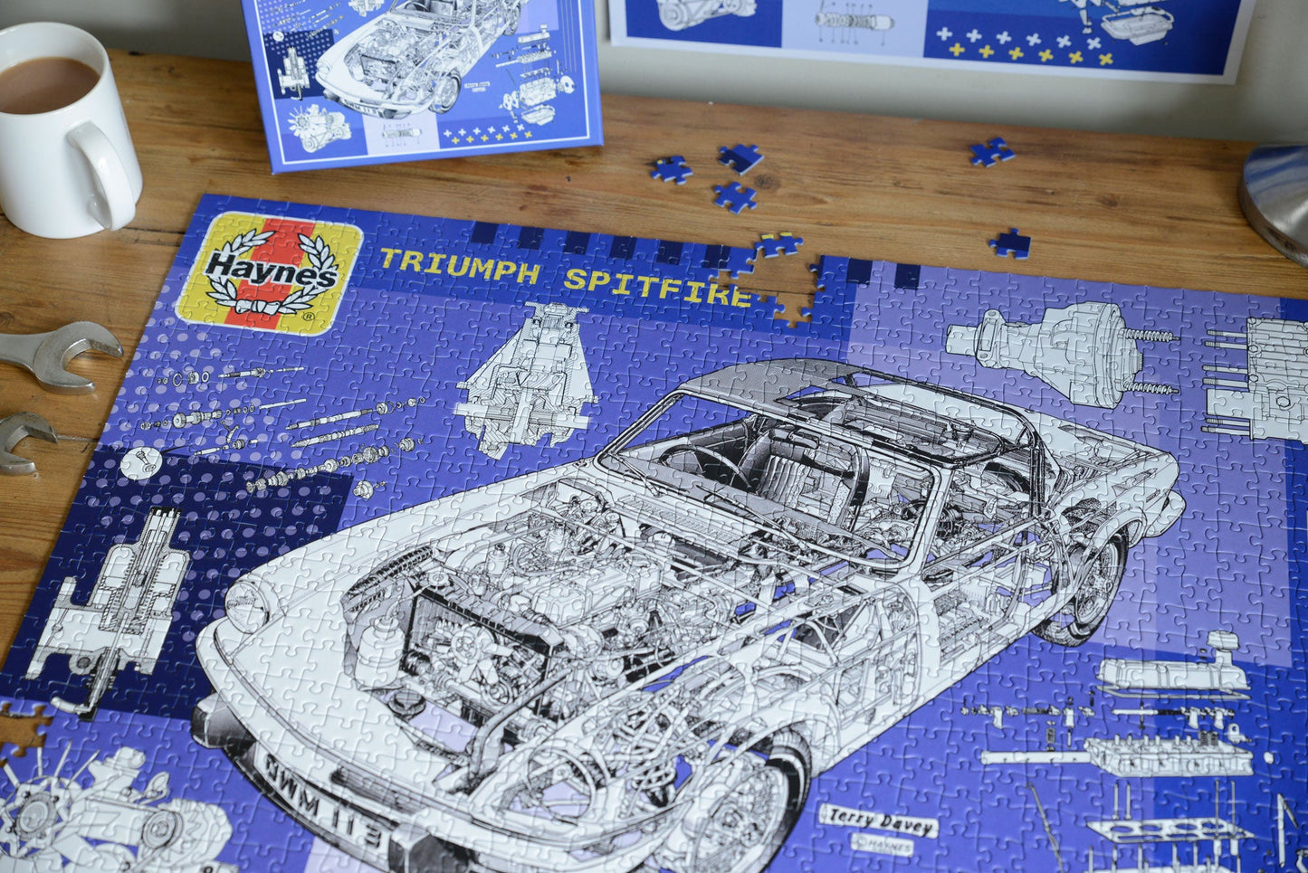 Haynes Motoring 4 x 1000 Piece Jigsaw Puzzle Bundle