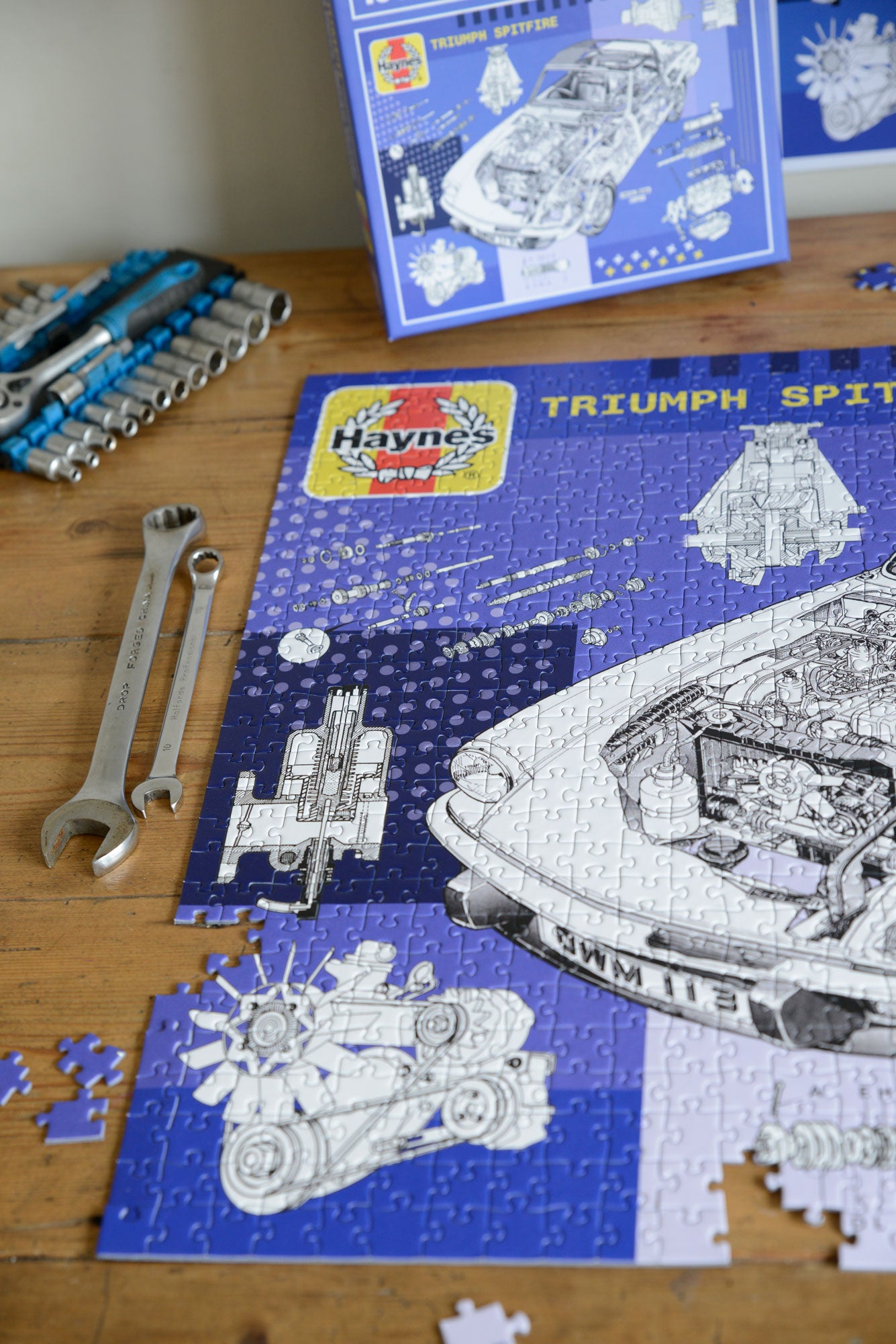 Haynes Triumph Spitfire 1000 Piece Jigsaw Puzzle – All Jigsaw Puzzles