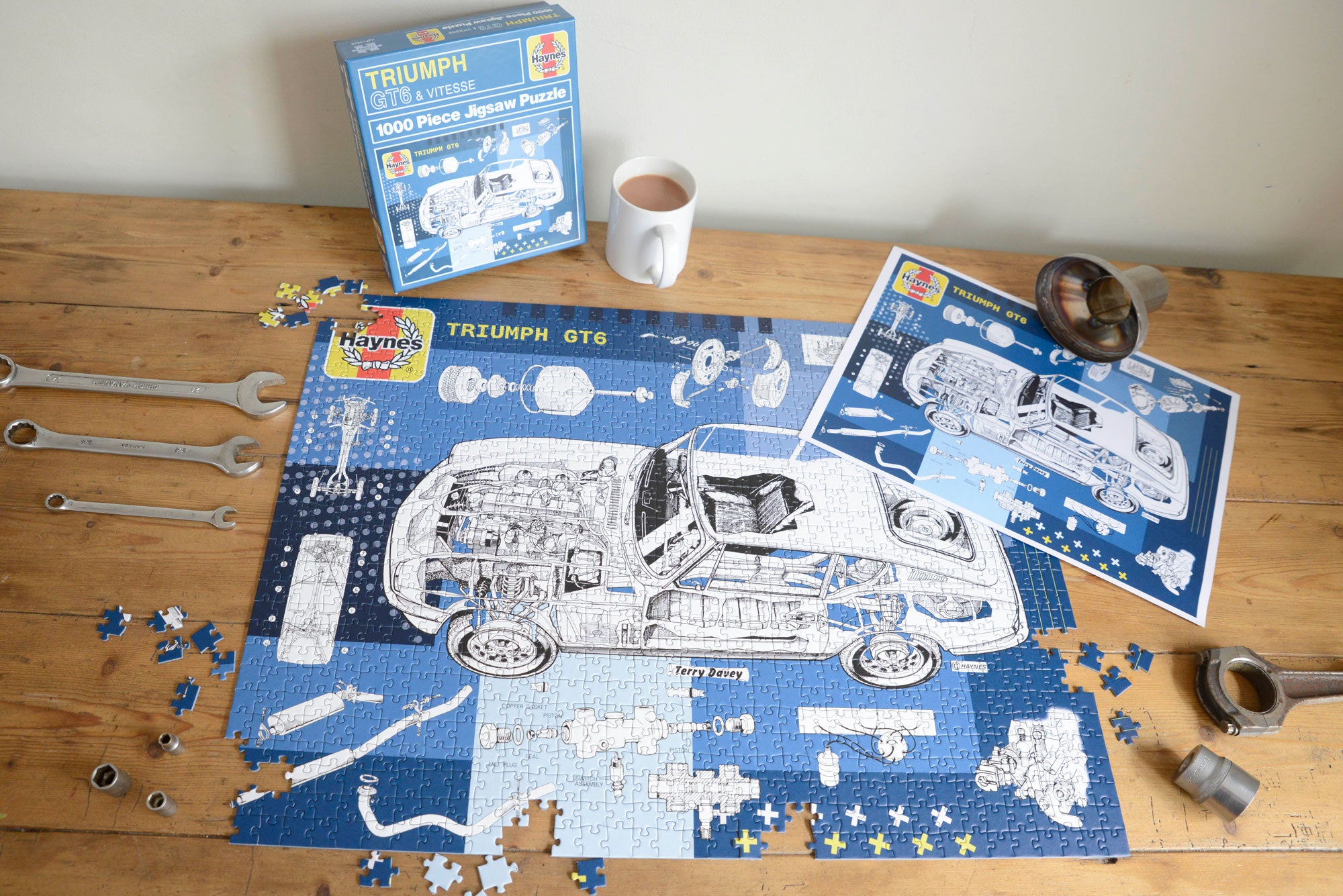 Haynes Triumph GT6 60th Anniversary 1000 Piece Jigsaw Puzzle – All