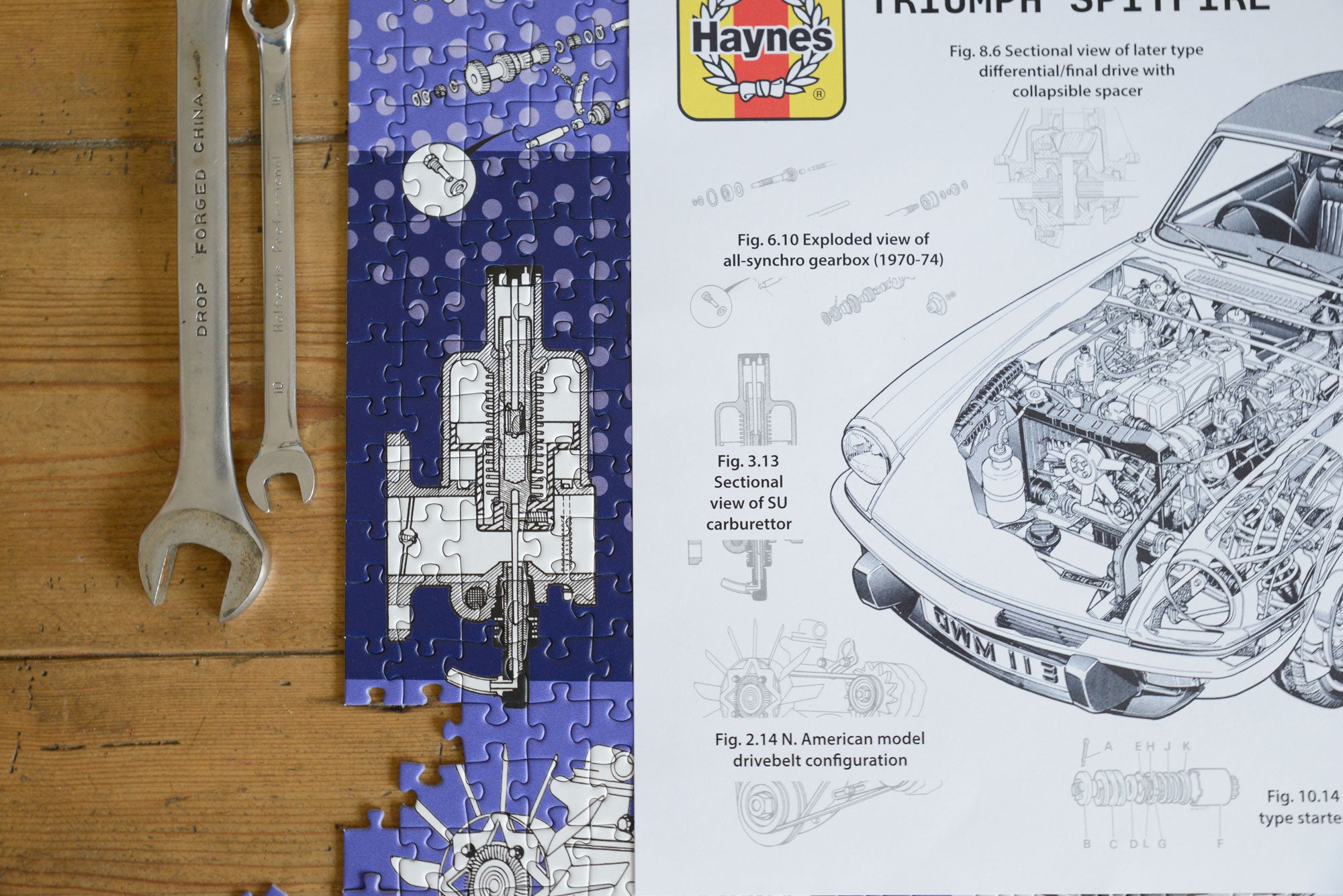 Haynes Triumph Spitfire 1000 Piece Jigsaw Puzzle – All Jigsaw Puzzles