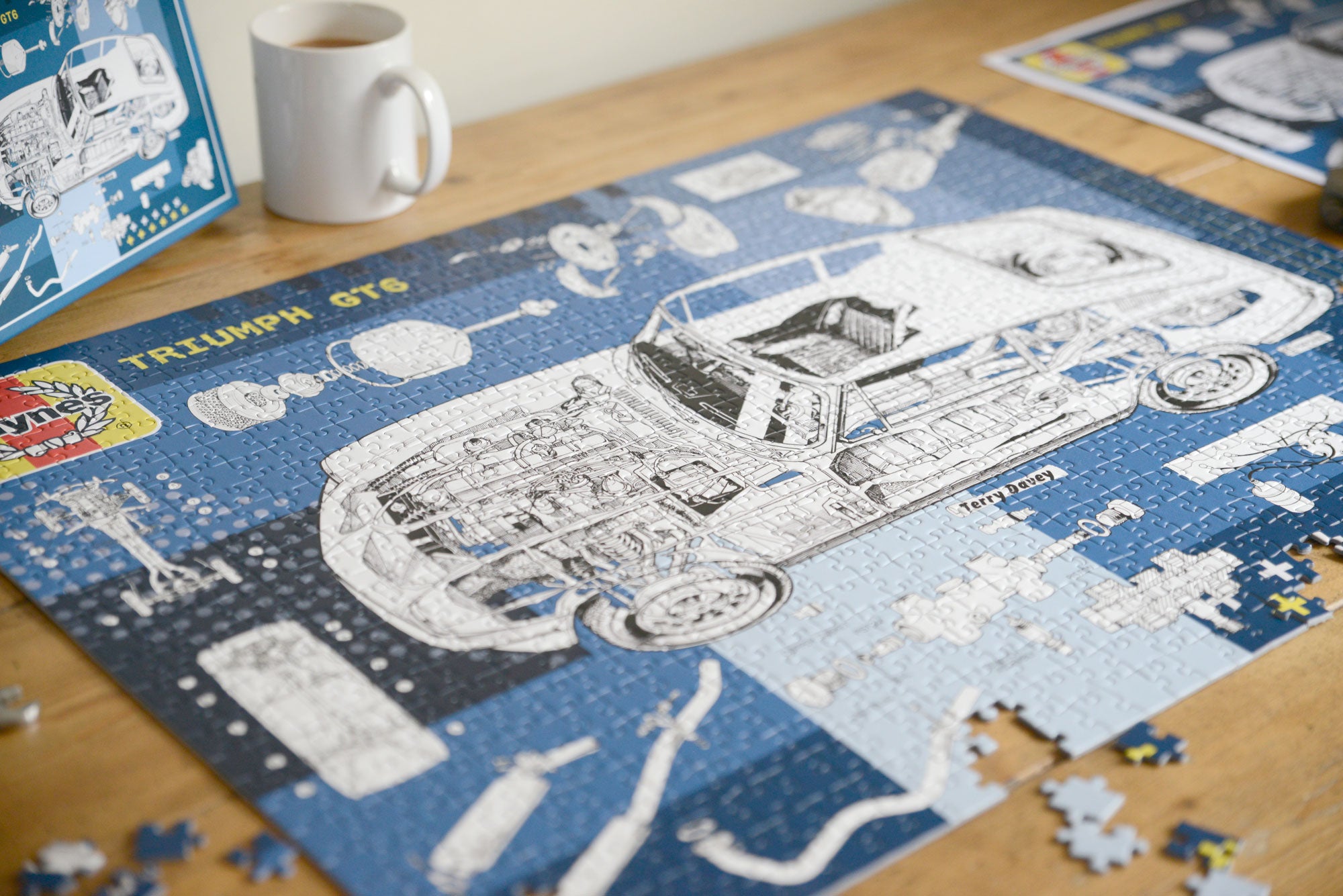 Haynes Triumph GT6 60th Anniversary 1000 Piece Jigsaw Puzzle – All