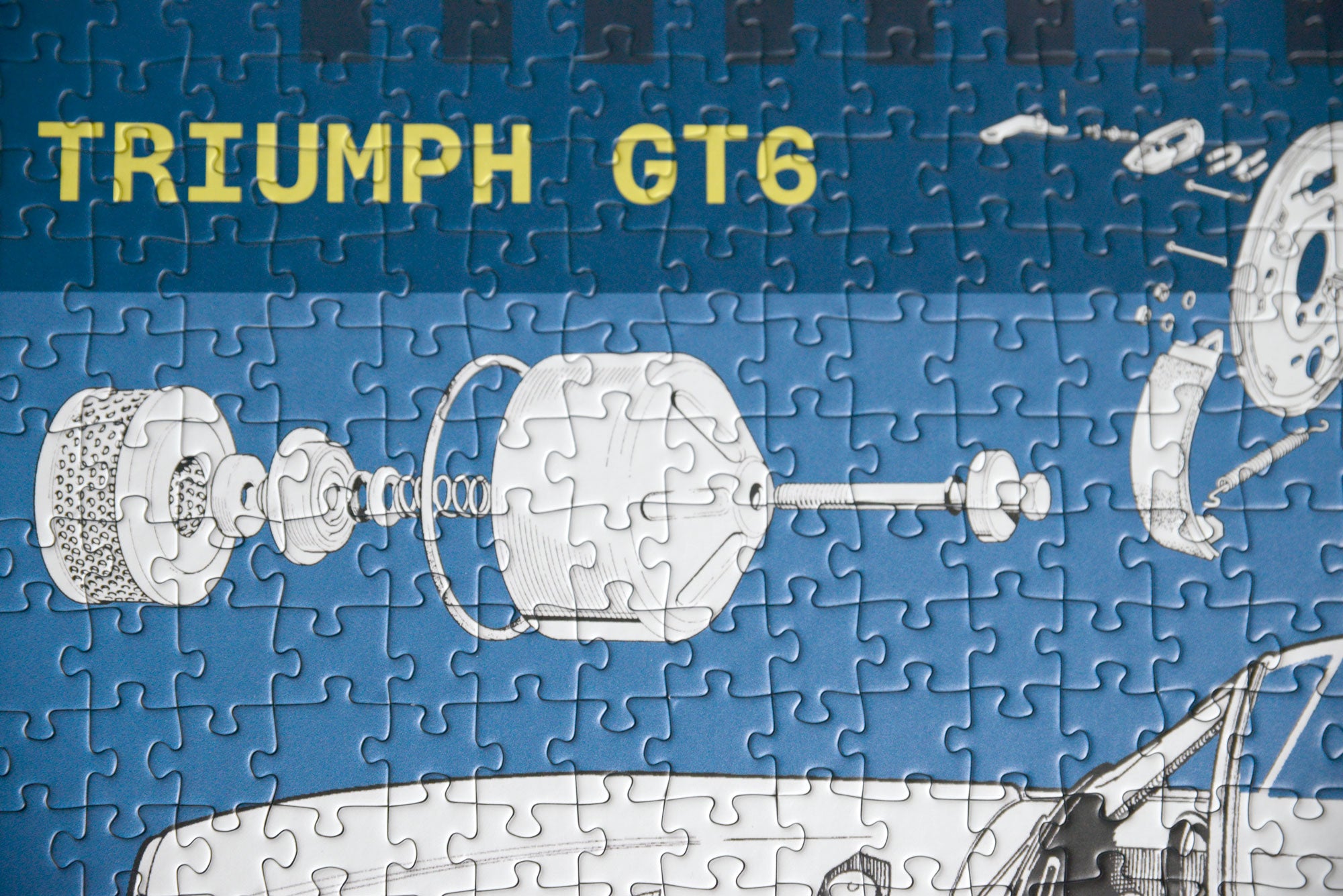 ​限定1000枚ナンバリング入 Syde Tryps Six サイケ UK盤 Haynes Triumph GT6 60th Anniversary 1000 Piece Jigsaw Puzzle – All
