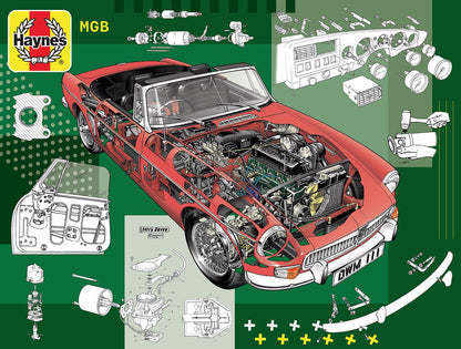 Haynes Motoring 4 x 1000 Piece Jigsaw Puzzle Bundle