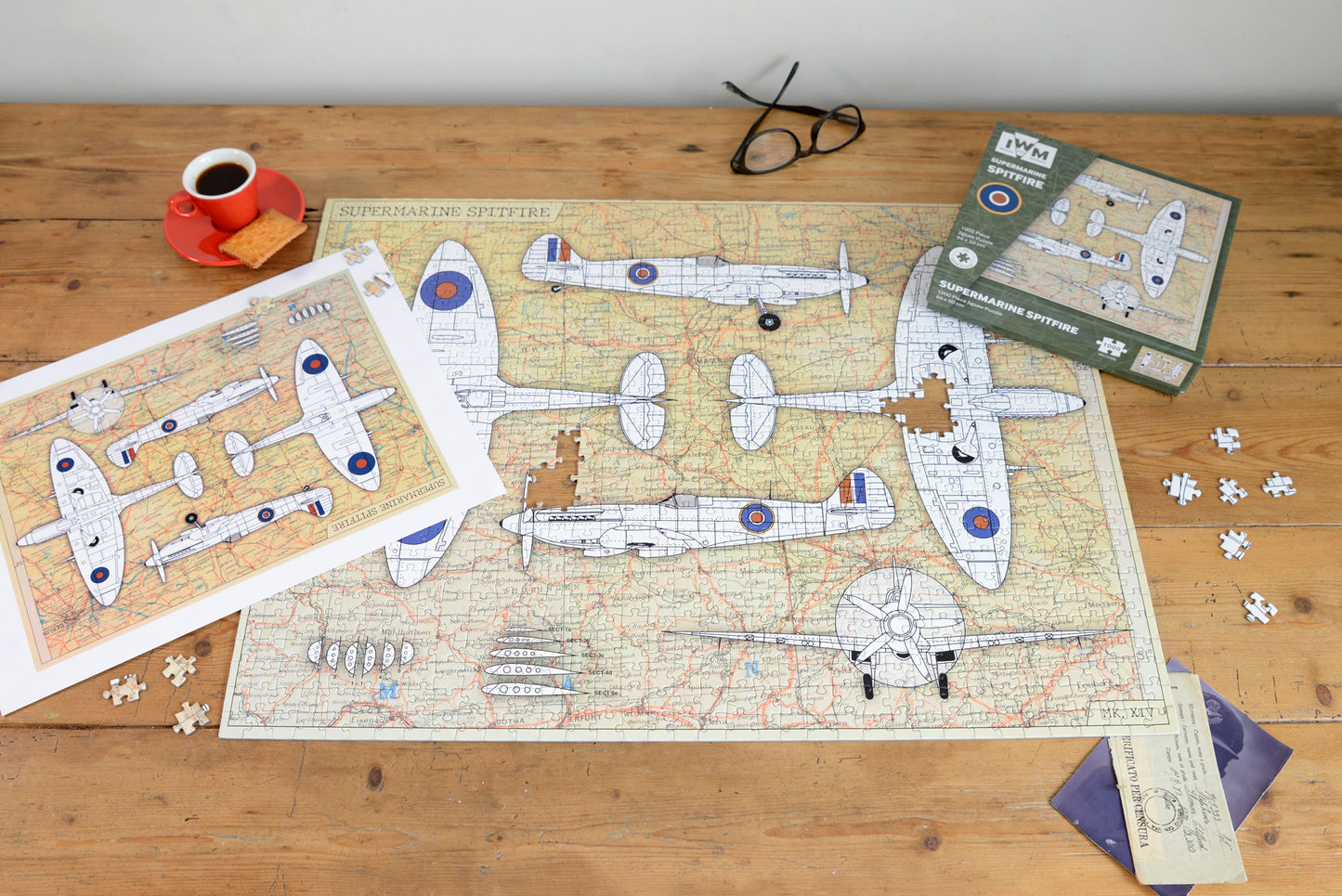 PRE-ORDER Imperial War Museums Spitfire 90th Anniversary 1000 Piece Jigsaw Puzzle