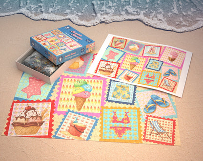 Seaside Stamps 1000 Piece Jigsaw