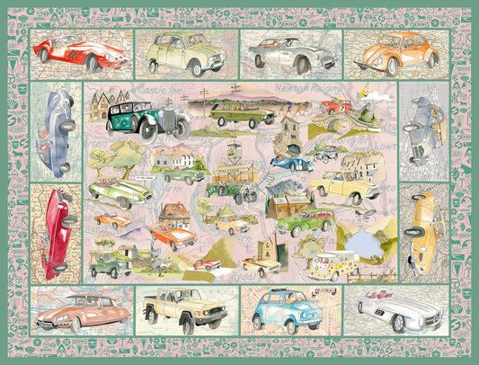 Tim Bulmer - Cars 1000 Piece Jigsaw Puzzle