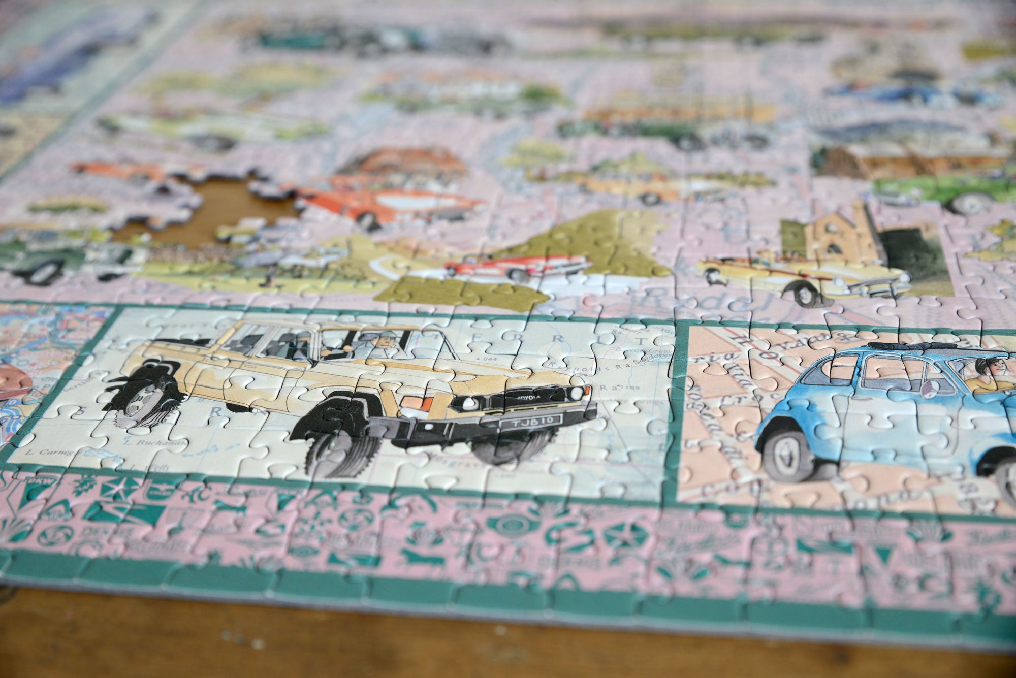 PRE-ORDER Tim Bulmer - Cars 1000 Piece Jigsaw Puzzle – All Jigsaw