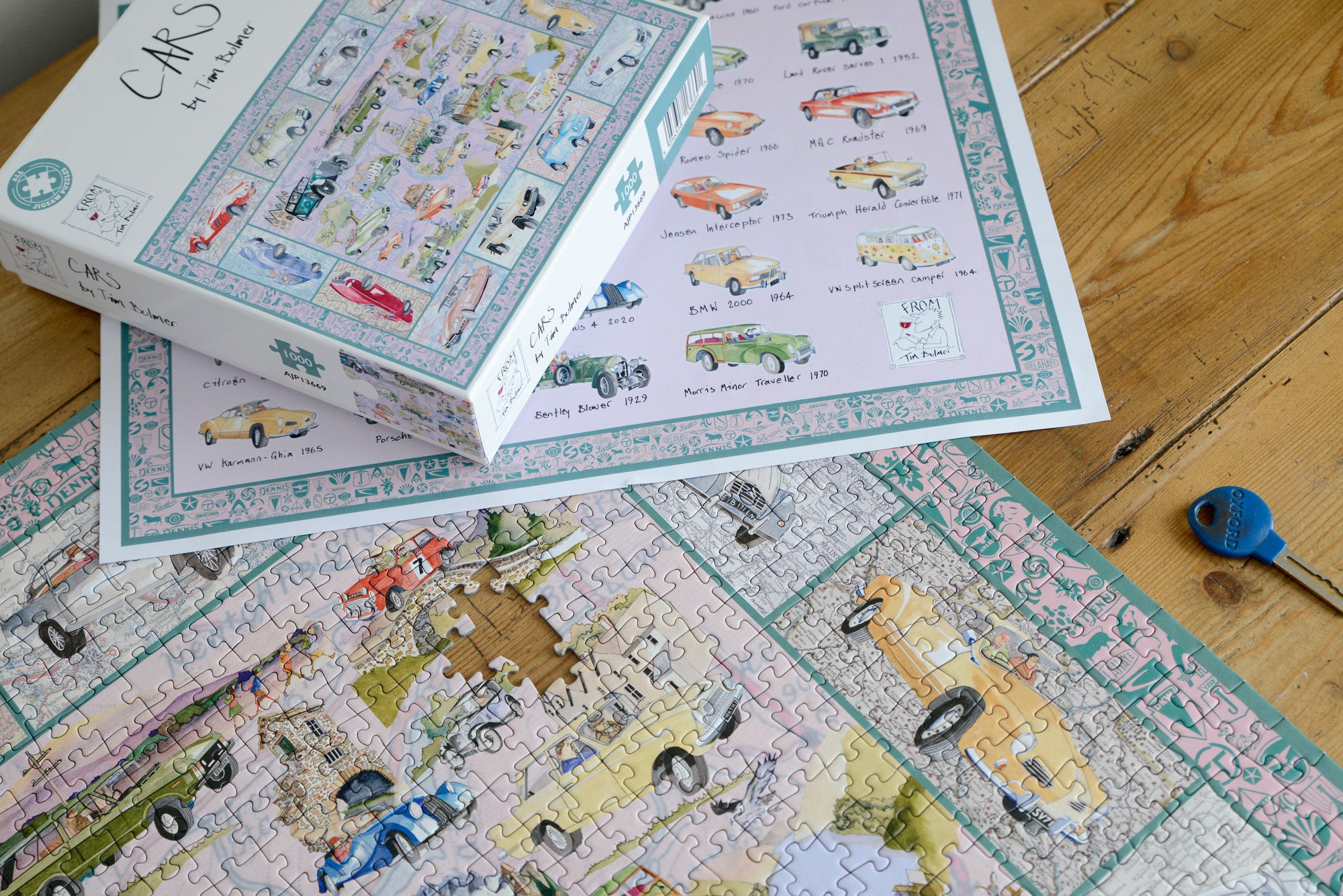 ティムバルマー　Tim Bulmer　版画　whacko! Tim Bulmer - Natural History Museum 1000 Piece Jigsaw – All Jigsaw