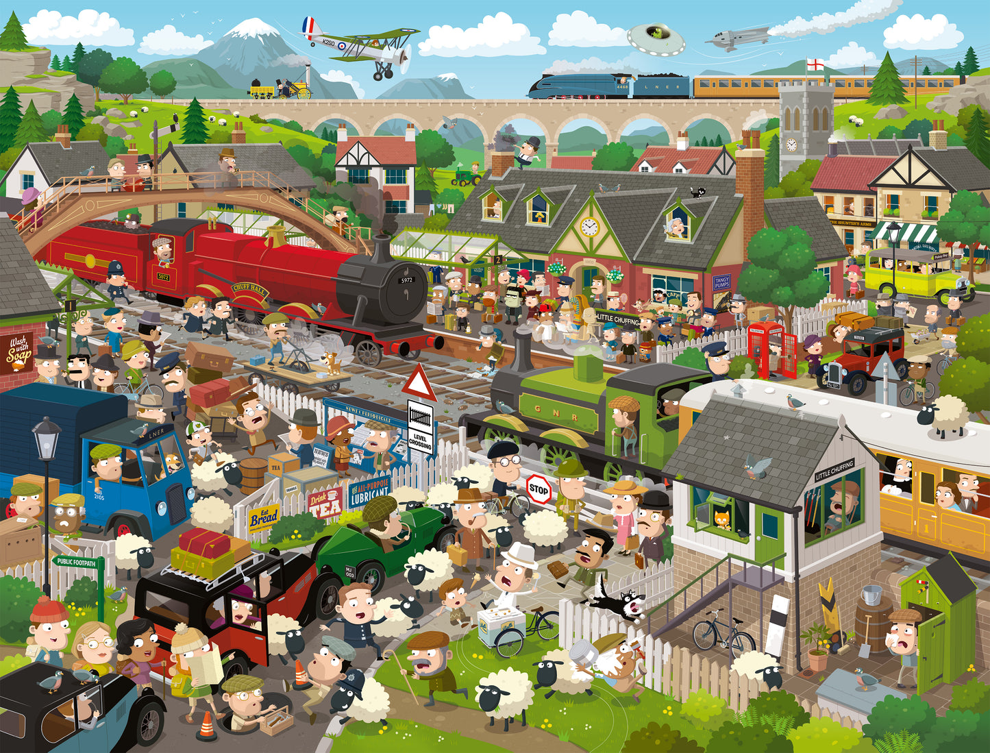 Little Chuffing 1000 Piece Jigsaw Puzzle
