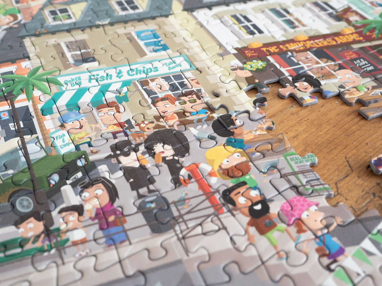 M J Cartoons 3 x 1000 Piece Jigsaw Puzzle Bundle