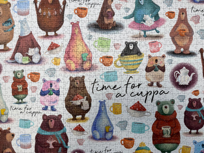 Time for a Cuppa Tea Bears 1000 Piece Jigsaw