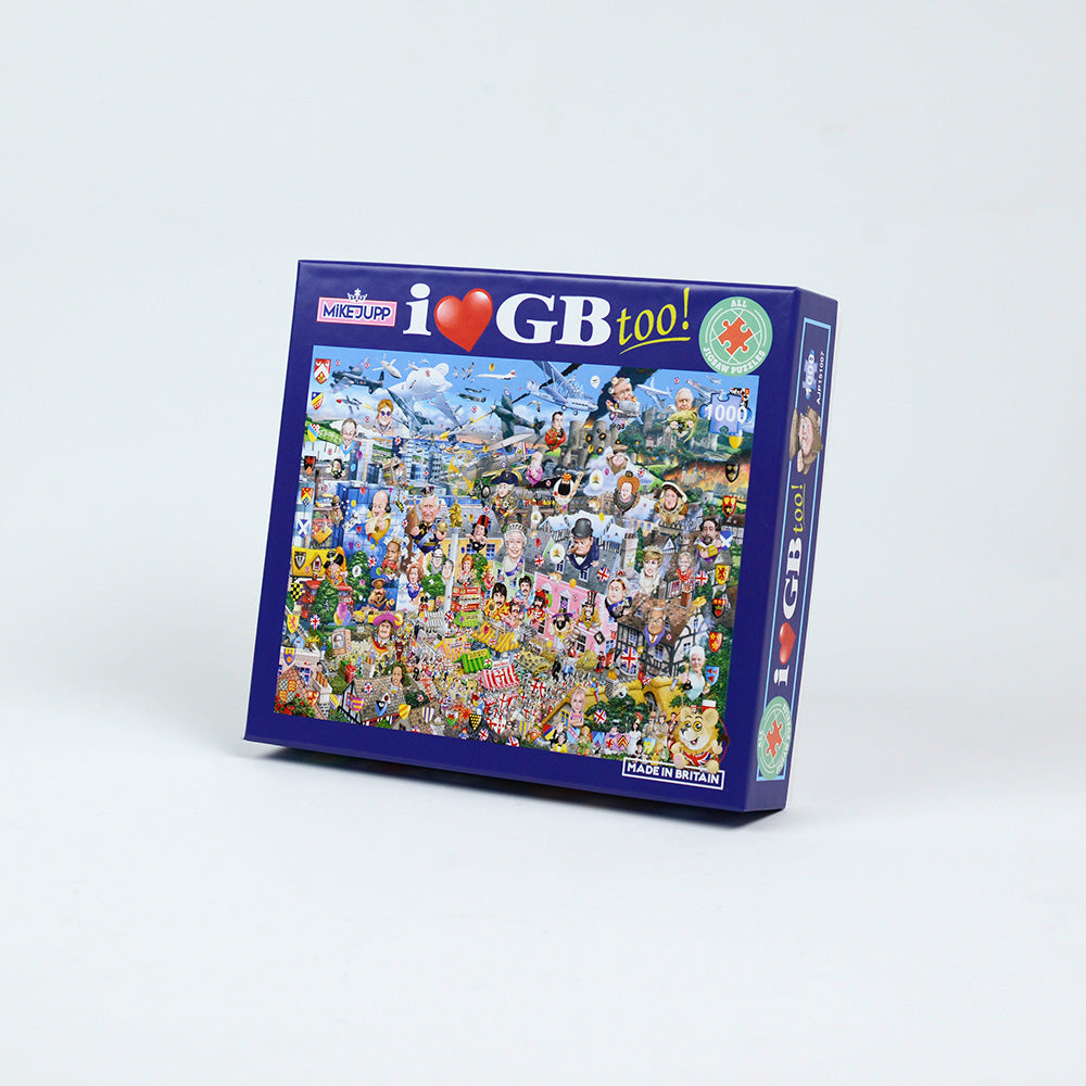 Mike Jupp I Love GB Too! 1000 Piece Jigsaw Puzzle | All Jigsaw