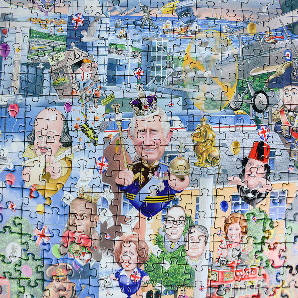 Mike Jupp I Love GB Too! 1000 Piece Jigsaw Puzzle | All Jigsaw