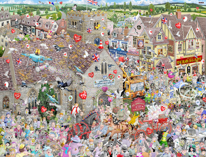 Puzzle 1000 pièces « J'aime les mariages » de Mike Jupp