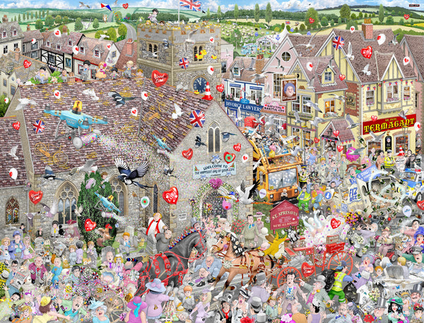 Mike Jupp I Love Weddings 1000 Piece Jigsaw Puzzle – All Jigsaw Puzzles