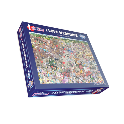 Puzzle 1000 pièces « J'aime les mariages » de Mike Jupp