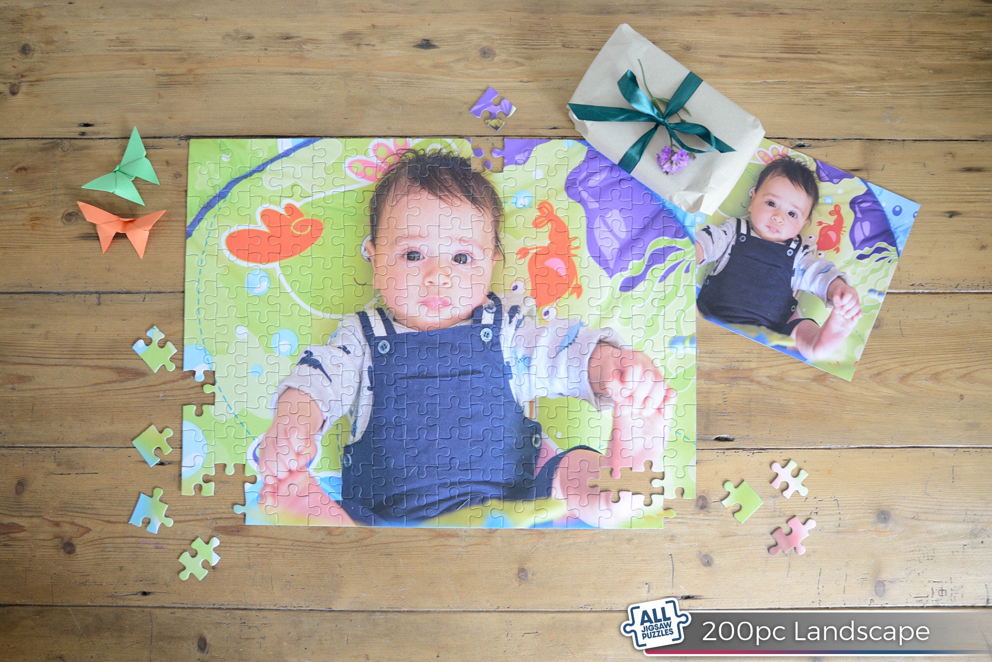 Personalised Photo Jigsaw Puzzle 1000 / 500 / 400 / 200 / 100 Pieces ...