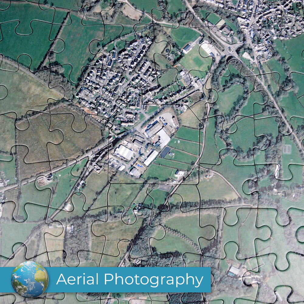 Puzzle de la carte de la ville natale du Royaume-Uni