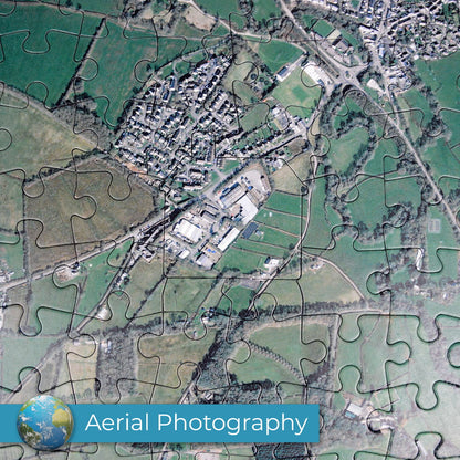 Puzzle de la carte de la ville natale du Royaume-Uni