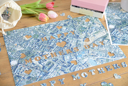 Puzzle de la fête des mères dans sa ville natale au Royaume-Uni