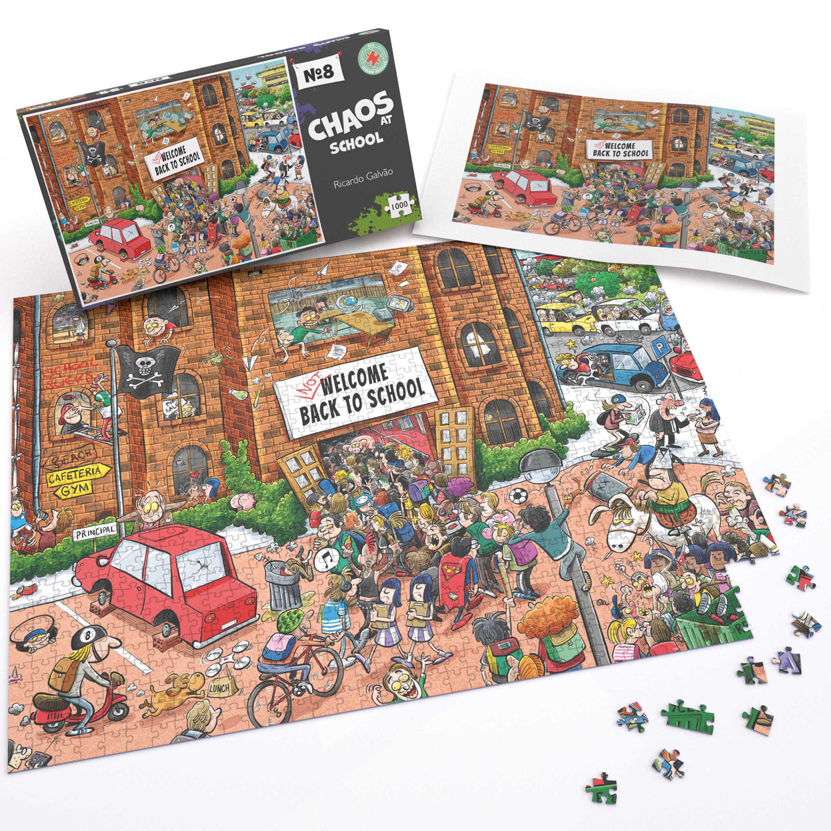 Retour à l'école : le chaos - Puzzles n° 8 de 1 000 ou 500 pièces