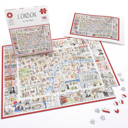 Carte de Londres - Puzzle Tim Bulmer 1000 pièces