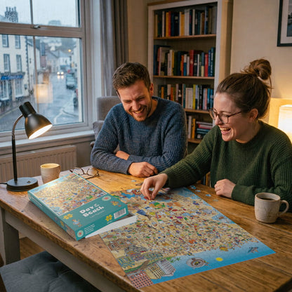 Tag am Strand – Len Epstein 1000-teiliges Puzzle