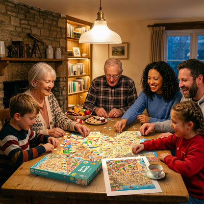Tag am Strand – Len Epstein 1000-teiliges Puzzle