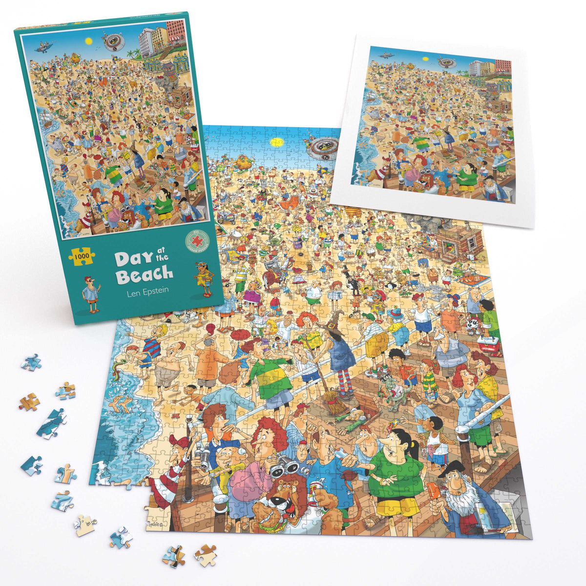 Tag am Strand – Len Epstein 1000-teiliges Puzzle
